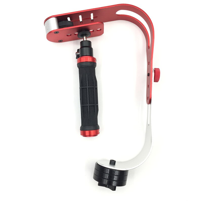 Estabilizador de cámara Digital de aleación de aluminio para Gopro, Mini videocámara de mano, Steadycam de vídeo móvil DSLR 5DII Motion DV Steadycam
