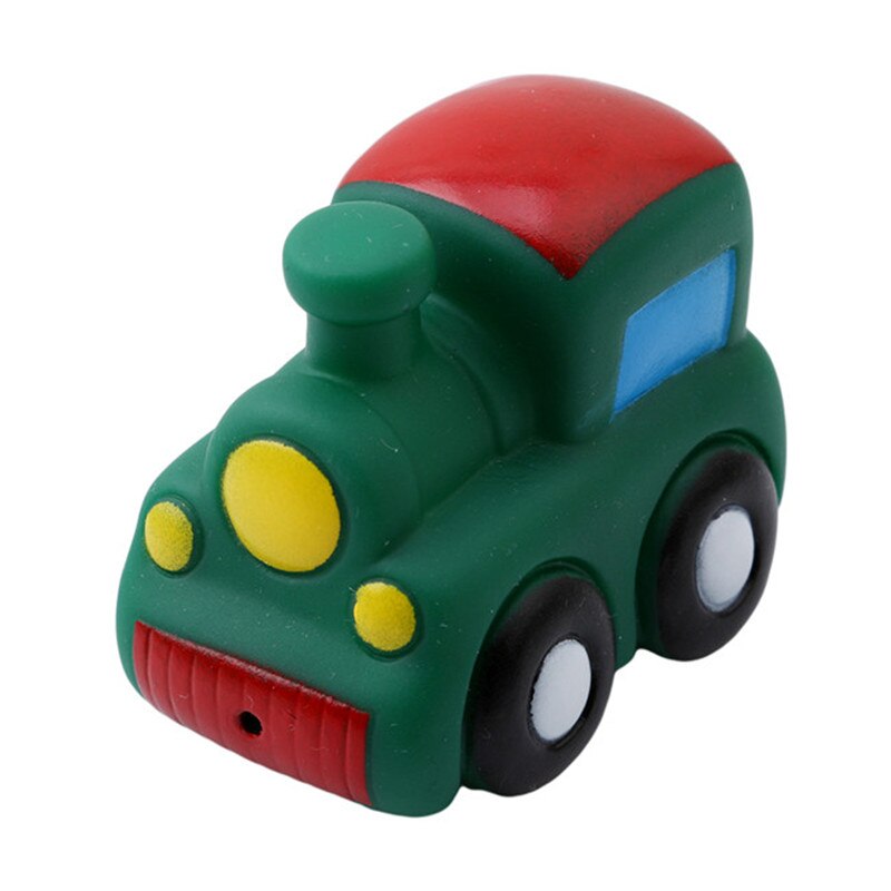 5PCS/Set Baby Fishing Toys Vehicle Model Soft Cartoon Simulation Car Airplane Submarine Baby Bathing Water Spraying Fish Toys