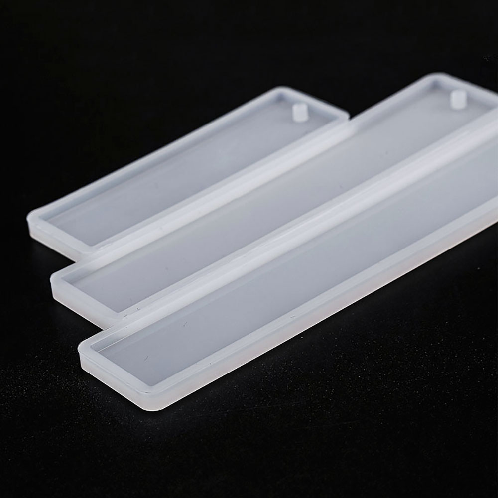 Silikon Quaddel Rechteck Silikon Lesezeichen bilden DIY Lesezeichen Formenbau Epoxid Harz Schmuck DIY Handwerk Silikon transparent bilden
