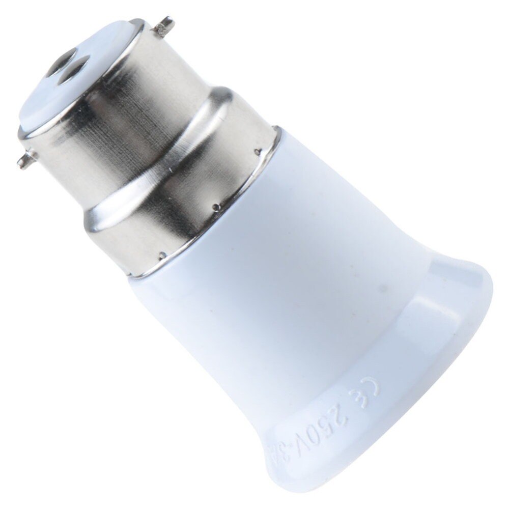 1 Uds. Convertidores de portalámparas B22 a E27 LED CFL adaptador de lámpara accesorios Bases de lámpara Base de bombilla a prueba de fuego