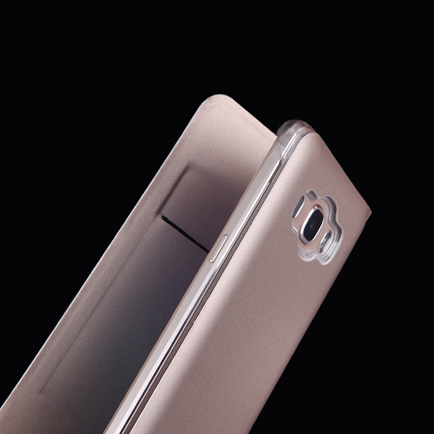 Asuwish Flip Case Leather Cover For Samsung Galaxy J5 J5 J 5 SM J500 J500F J500FN J510 J510F J510FN SM-J510 Phone Case