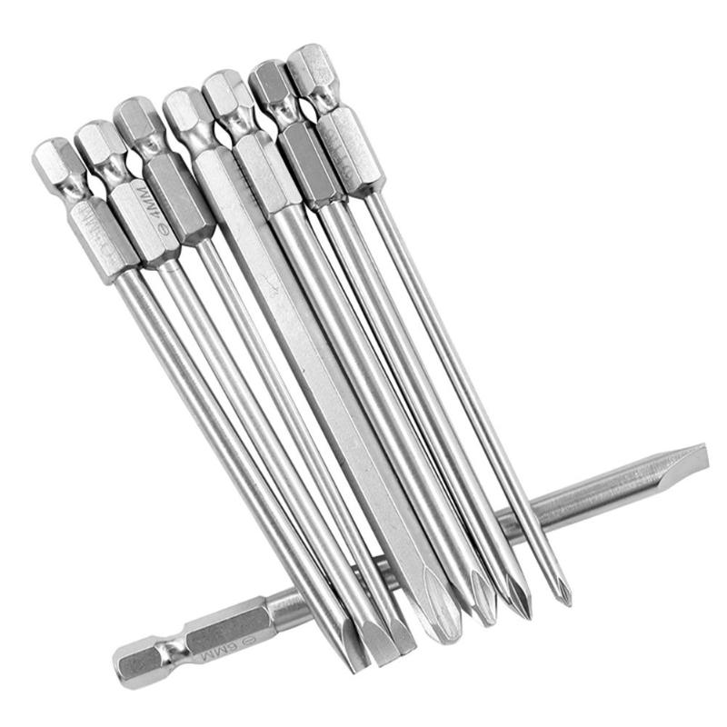 9pcs Screwdriver Set S2 Alloy Steel Replaced Precision Screwdriver Blade Heads Opening Repair Tool Kit