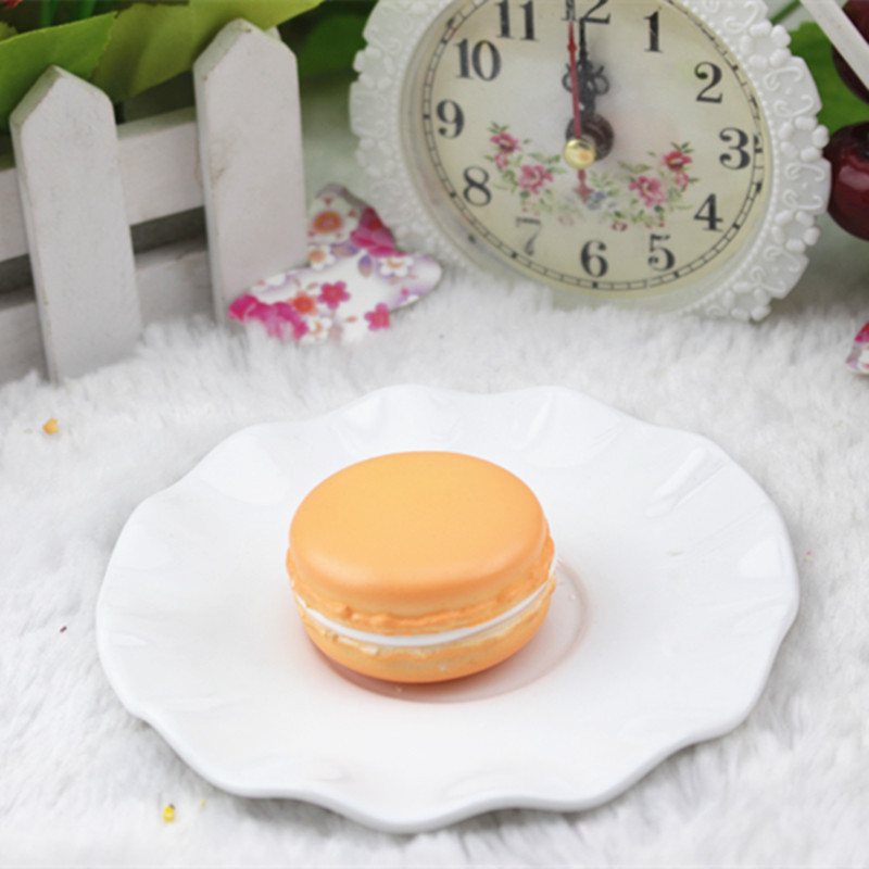 5 CM Soft Macaroon Dessert Squishy Cute Toys Pretend Kitchen Toys Artificial Macaroons Foods