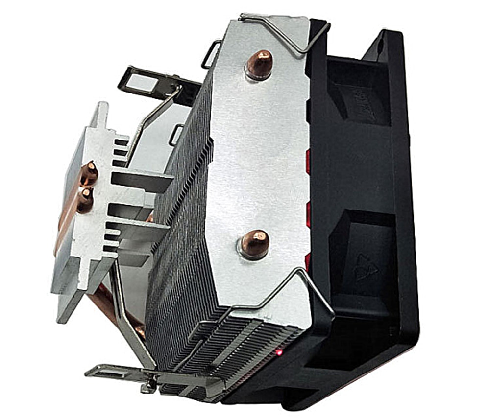 CPU Cooler 2 heatpipe 90mm LED cooling fan 4PIN CPU cooler 775 1150 1151 1155 1156 1366 support Intel AMD