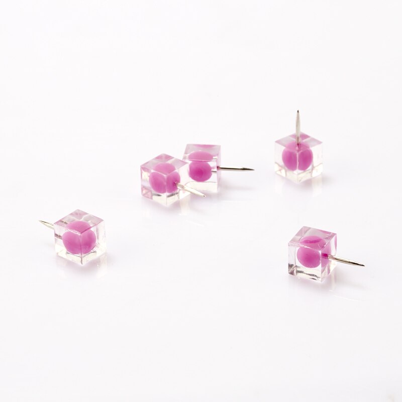 NEVER Square Push Pin Thumb Tack Message Board Pushpin 80PCS Color High