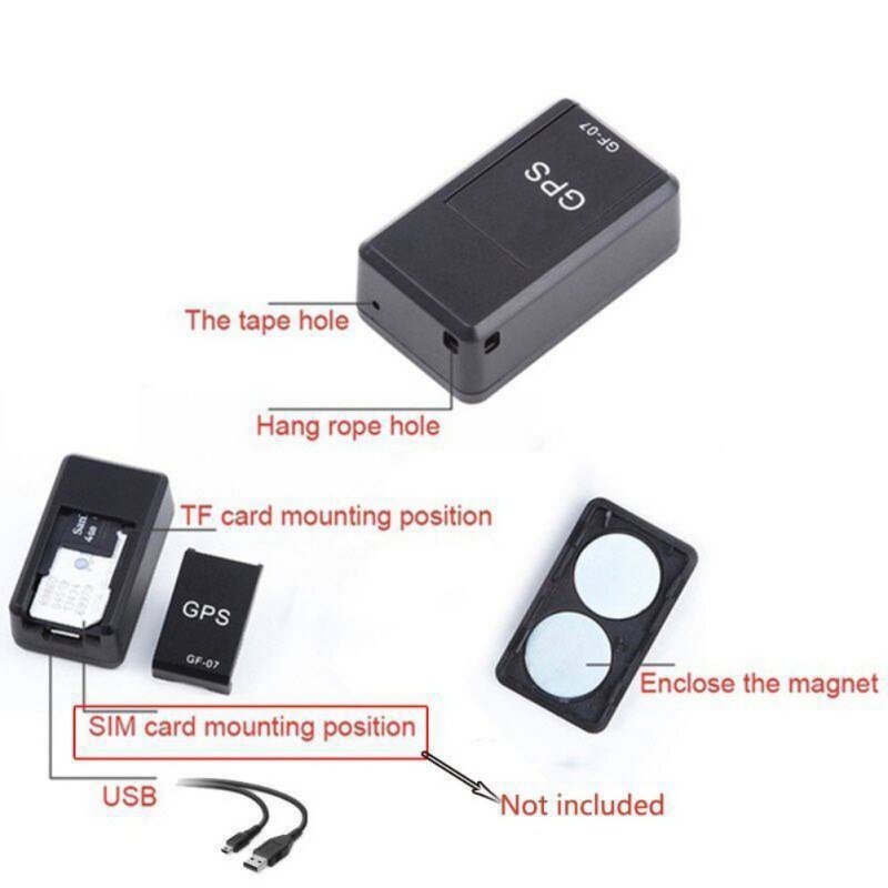 GPS Echtzeit-Tracking-Locator GSM GPRS Tracking Anti-Verloren Aufnahme Tracking Device Locator Tracker