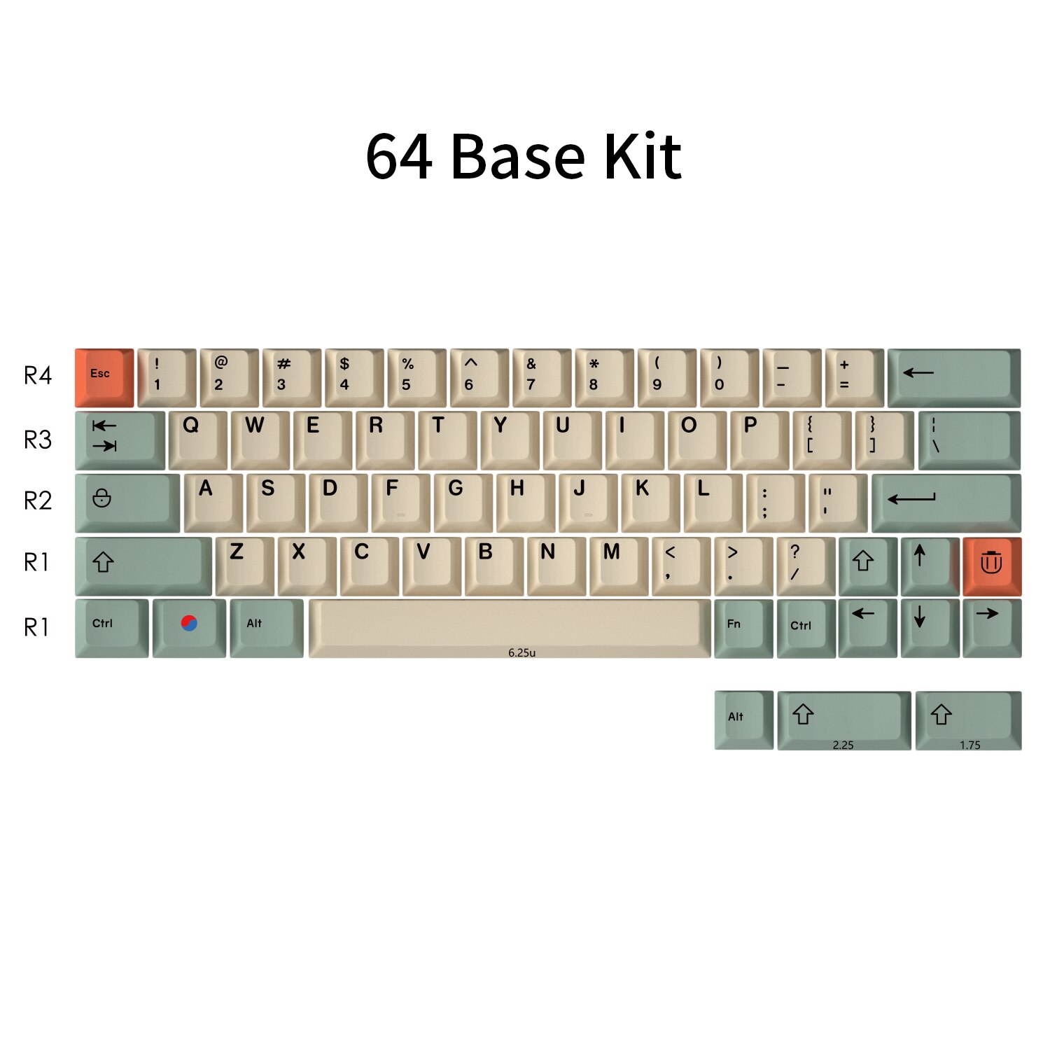 Cherry profile PBT keycap fruit theme color matching suitable for MX switch mechanical keyboard lovers DIY gamers: black