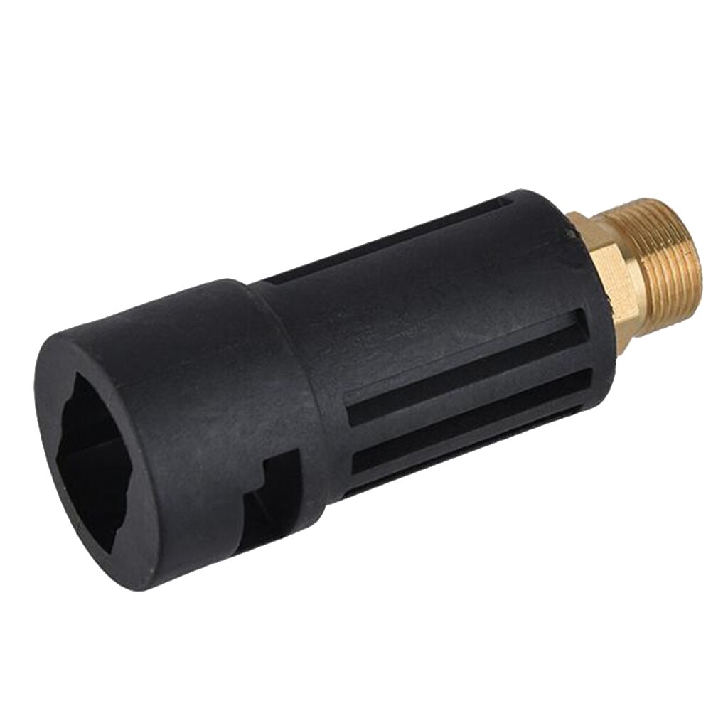 Peukerty Hogedrukreiniger Adapter Set, Quick Connector, M22 14 mm Swivel naar M22 metrische fitting, M22-14 Swivel 3/8 inch stekker, 3/8 inch Quick Disconnect M22 Male Quick Connect Kit, 5000
