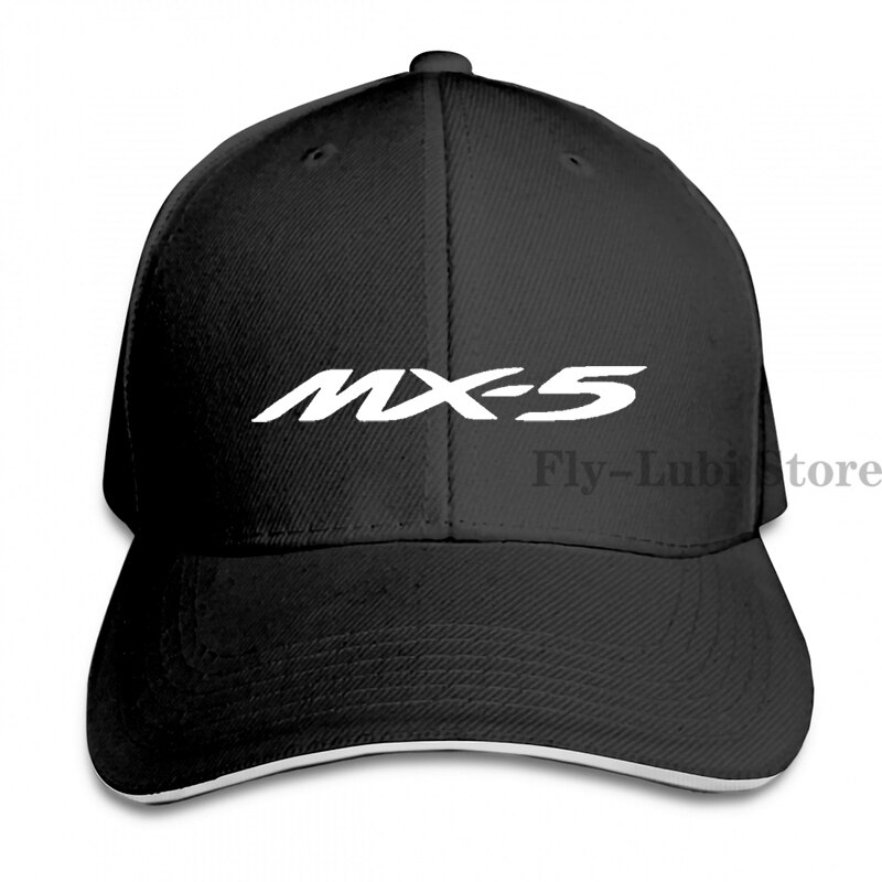 Mazda Mx 5 Baseball cap men women Trucker Hats adjustable cap: 1-Black