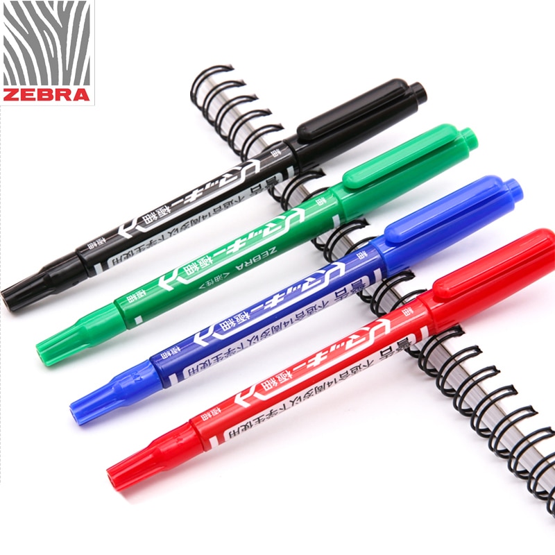 Marqueur japonais authentique zèbre MO-120-MC, petit stylo à Double tête étanche à l&#39;huile pour étudiant en dessin, 1 pièce