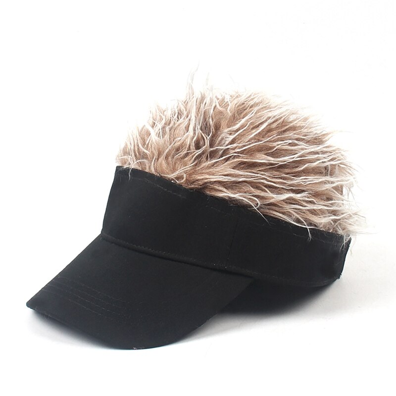 Tennis Baseball Cap Haar Krullen Pruik Natuurlijke Pruiken Natuurlijk Sluit Synthetische Hoed Pruik Verstelbare Unisex Voor Outdoor Sport