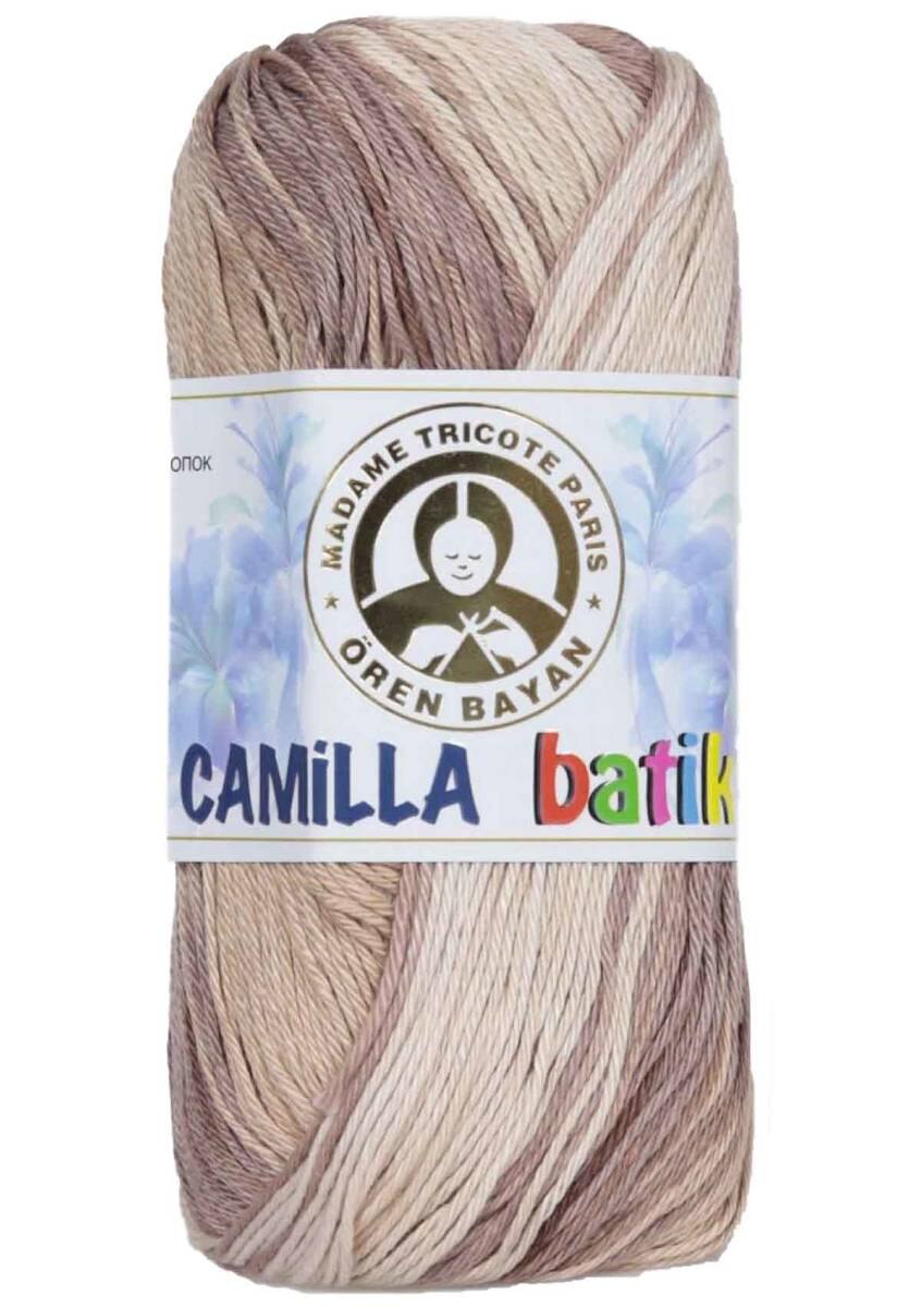 1 Pack ( 5 Balls ) Madame Tricote ( Oren Bayan ) Camilla Batik Hand Knitting Yarn Paris %100 Mercerized Cotton Crochet Tool Kit: 111