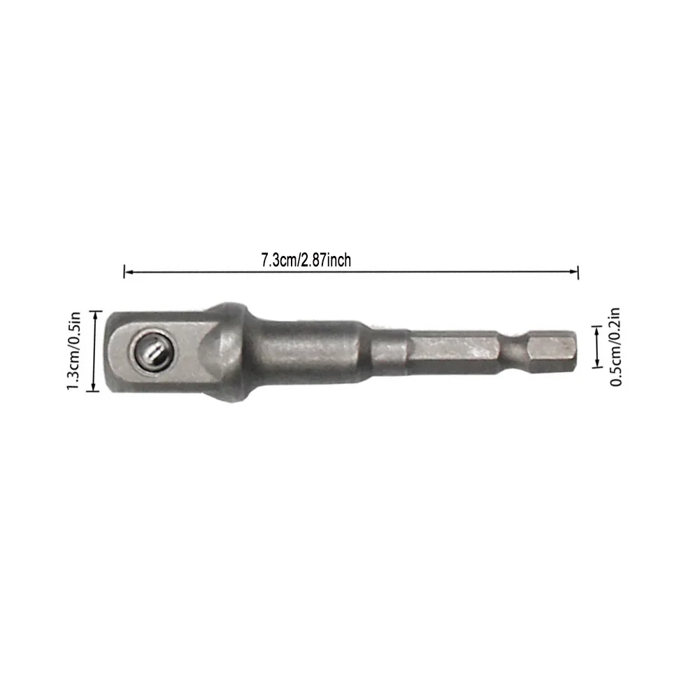 1/2 Inch Schaar Jacks Adapter Drive Slagmoersleutel Adapter Tool Jack Shear Chroomvanadium Staal Adapter Stalen Kogelgewricht Staaf