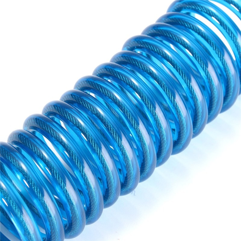 Blue PU&Stainless Steel Contraction Toddler Safety Harness Child Safty Wrist Link Anti-lost Child Belt Adjustable