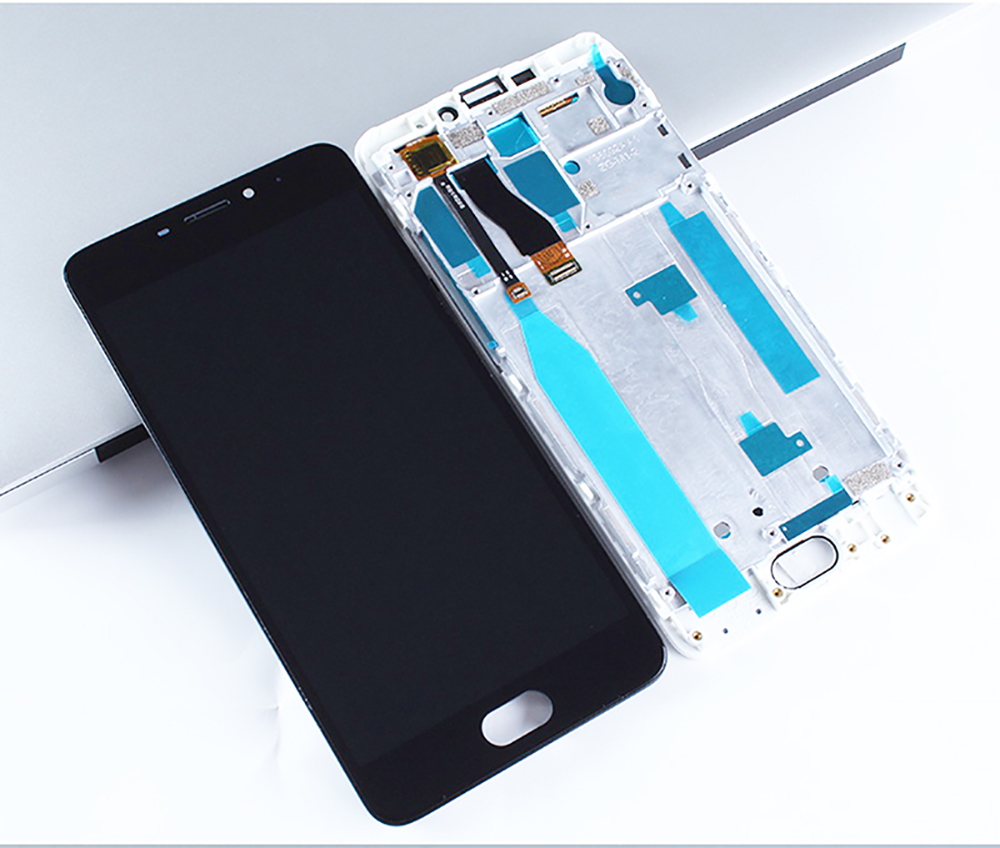 5.5 "Original pour Meizu M5 NOTE M621H M621M M621Q LCD écran tactile numériseur avec cadre pour MEIZU M5 Note écran LCD