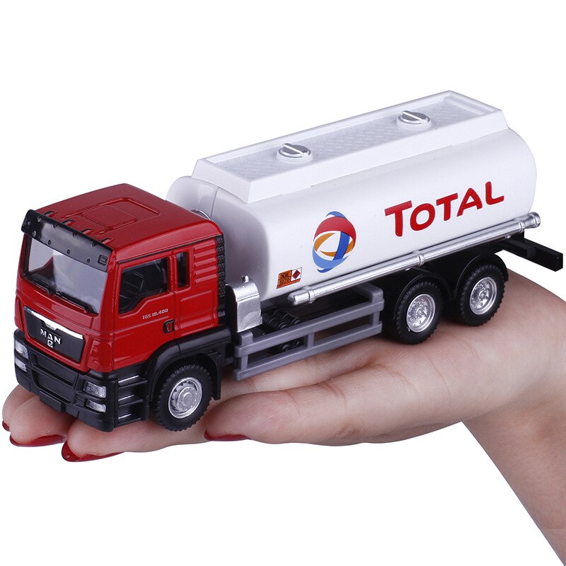 MAN Scania Shell Total bp Castrol Oil Tank Truck Simulation Diecasts & Toy Vehicles RMZ city 1:64 Alloy Car Model For Boys