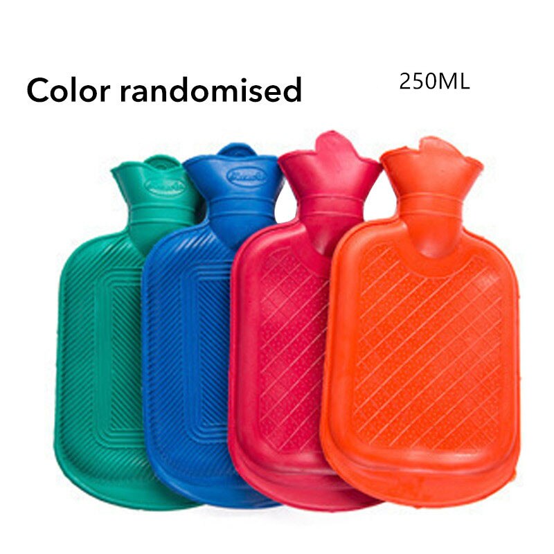 250ML- 2000ML Small Rubber Water Bag Girls Portable Hand Warm Feet Thick High Density Rubber Hand Bag Warming Winter Bottle