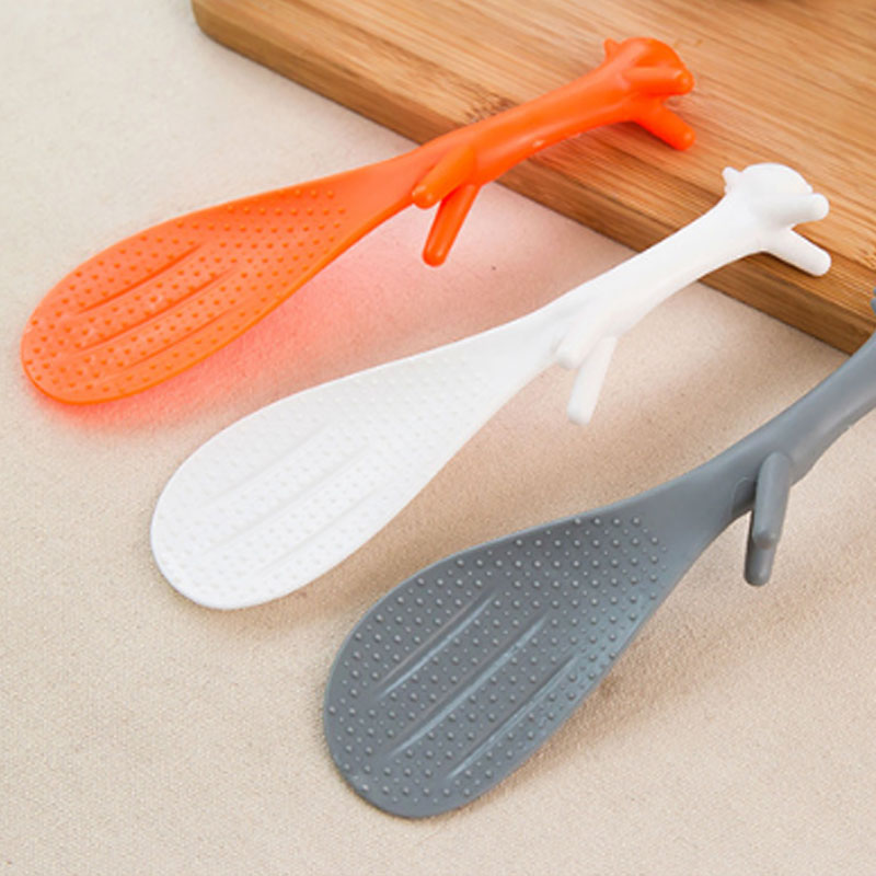 Utensilios de cocina, accesorios de cocina, cuchara para la comida antiadherente, cuchara de plástico para cocina, cuchara para arroz, pala para cocinar arroz