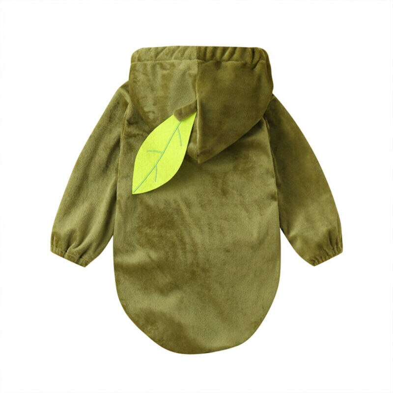 0-24M Säuglings freundlicher Baby Jungen Mädchen Winter Warme Kleidung Mit Reißverschluss Avocado Karosserie Gesamt Insgesamt Outfits