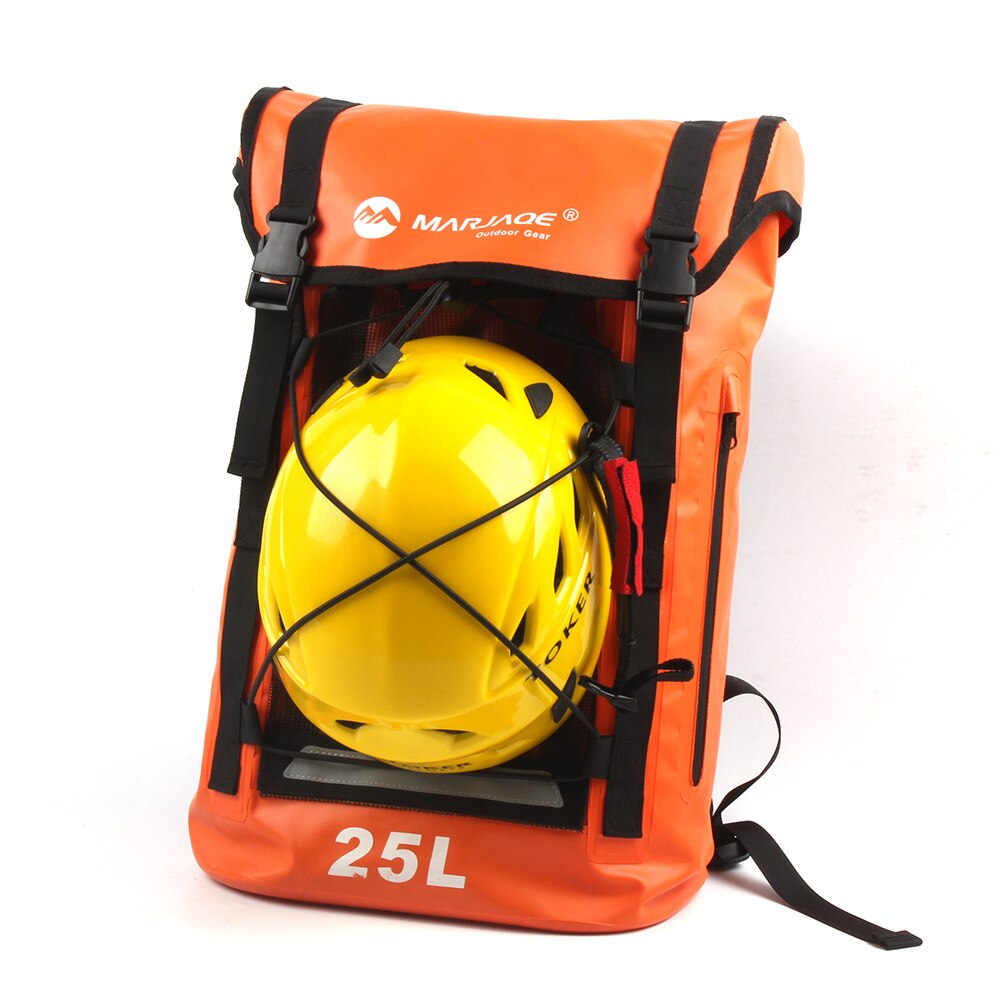 25L Waterproof Bag PVC Dry Sack Outdoor Camping Climbing Hiking Shoulder Bag Pack River Tracing Rafting Waterproof Backpack