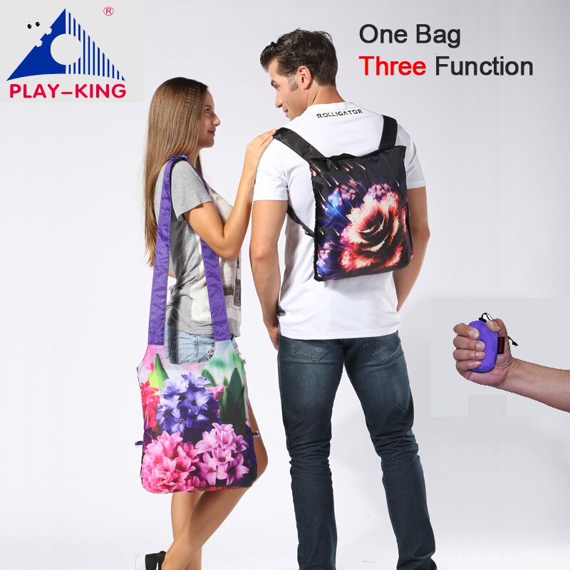 Draagbare Reistas Waterdichte Rugzak Vrouwen Rugzak Opvouwbare Afdrukken Unisex Ultralight Tas Nylon Reizen In Tas