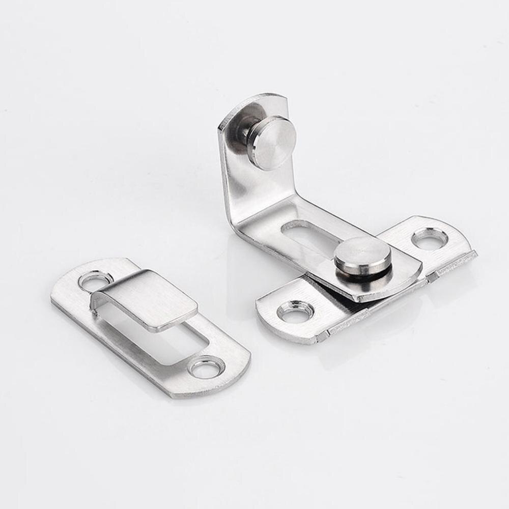 90 Degree Right Angle Door Latch Stainless Steel Bending Buckle Bolt Door Lock