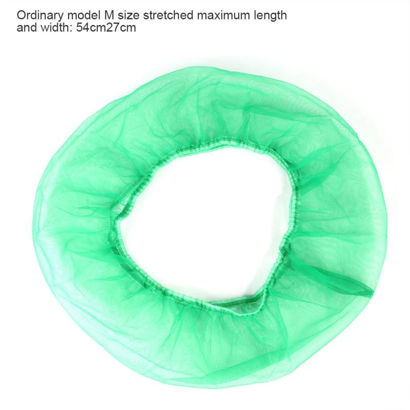 Nylon Mesh Bird Cage Cover Shell Skirt Net Easy Cleaning Seed Catcher Guard Bird Cage Accessories Airy Mesh Parrot Bird Cage Net: green / L