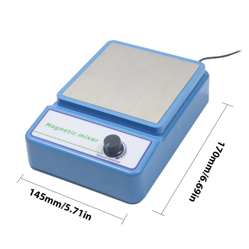 Mini Magnetic Stirrer Magnetic-mixer with Stir Bar 2400 rpm for Scientific Research Industry