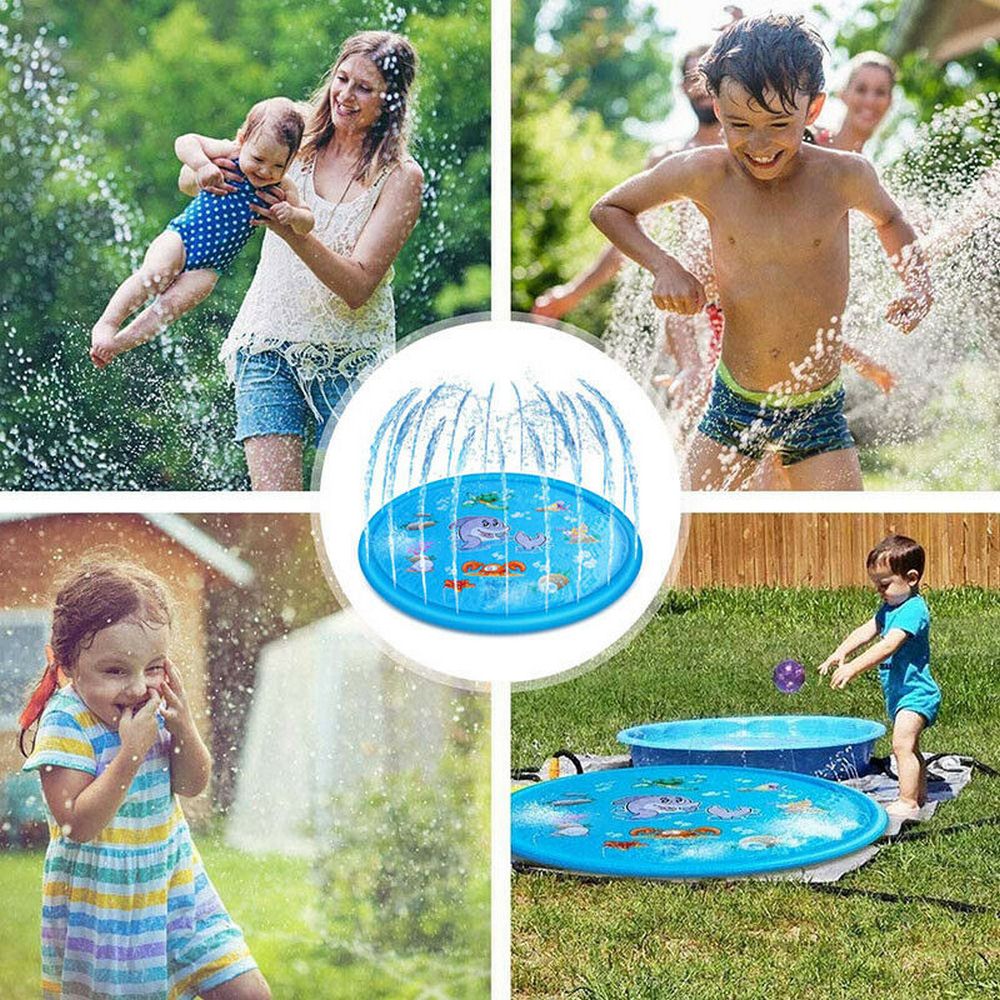 67 "Sprinkler Pad Splash Play Mat Childrens Sprinkler Zwembad Zomer Plezier Sprinkler Voor Kids