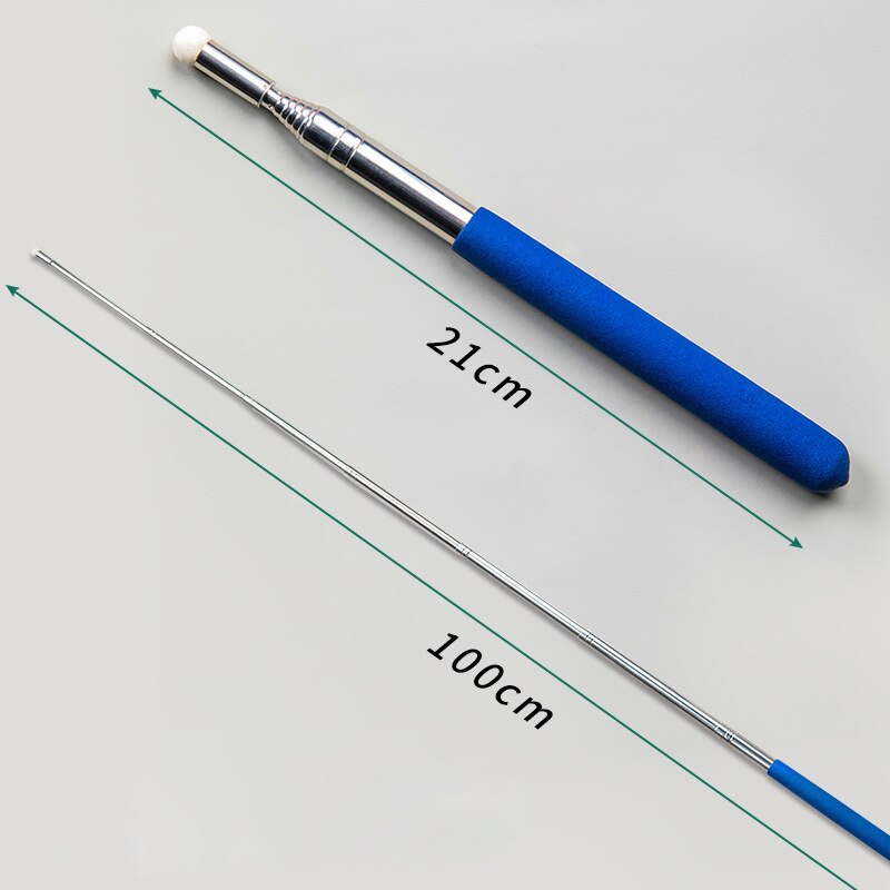 Retractable Teacher's Pointer Stainless Steel Multifunctional Teaching Supplies School Teacher Tools Student Stationery
