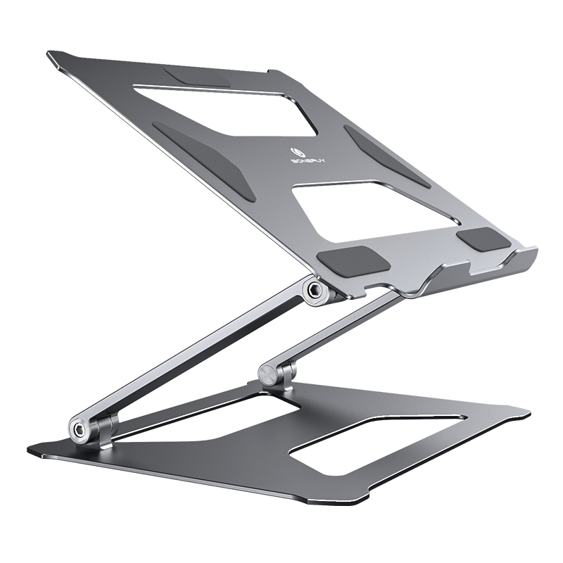Draagbare Opvouwbare Lifting Warmteafvoer Aluminium Notebook Computer Stand Universele Verstelbare Opslag Stand: P18 Gray