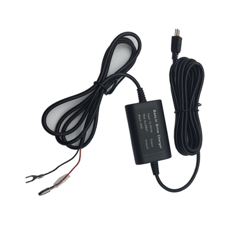 Universal Fuse Box Car Recorder Dash Cam Hard Wire Kit + Micro USB Harness Connector Usb Accessories