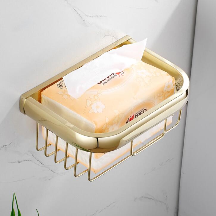 Koper Handdoekenrek Europese Stijl Golden Badhanddoek Rack Badkamer Badkamer Kamer Plank Hardware Hanger Set Bad Hardwares: square shelf