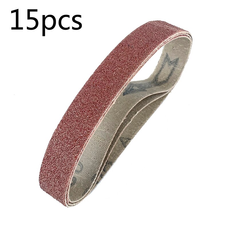180 320 600 1000 Grit Schurende Schuren Riem Kit Slijpen Polijsten Strip Vervanging Elektrische Messenslijper Accessoires Set: 15pcs / p1000