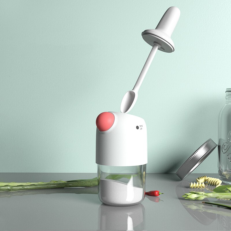 Plastic Small Spice Jar Dispenser Cooking Spoon Top Seal Spice Jar Set Organizer Pepper Salero De Cocina Kitchen Utensils OC50TL