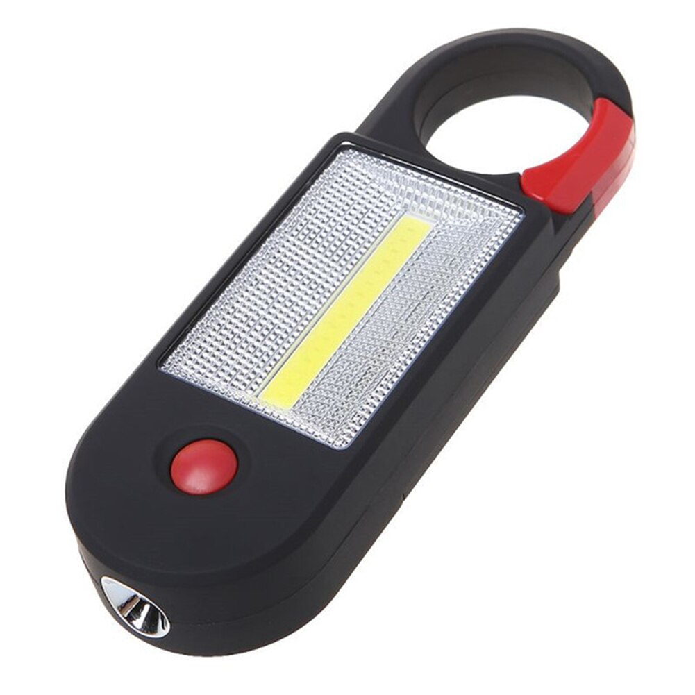 Draagbare cob led-werklamp, reparatielamp, zaklamp, inspectielamp met magnetische haak voor noodgevallen in de buitenlucht