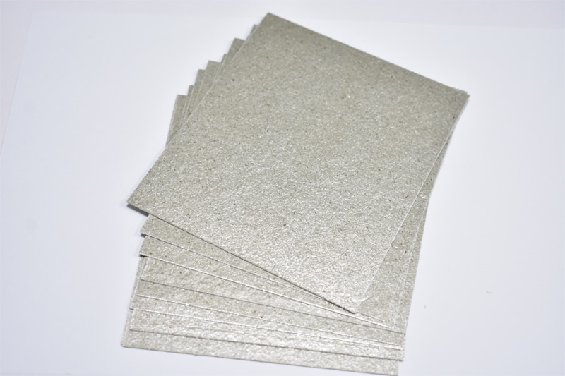 Placas de mica para horno microondas Midea / Glanz / LG/Panasonic, 12x14cm, 5 unidades