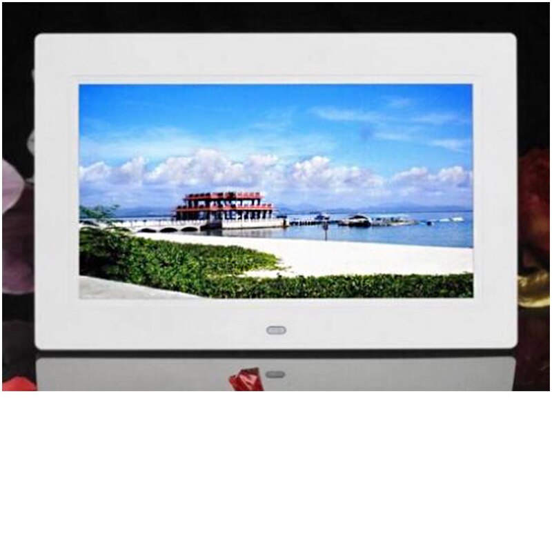 7Zoll HD LCD Digital Foto Rahmen mit Wecker Diashow MP3/4 Spieler