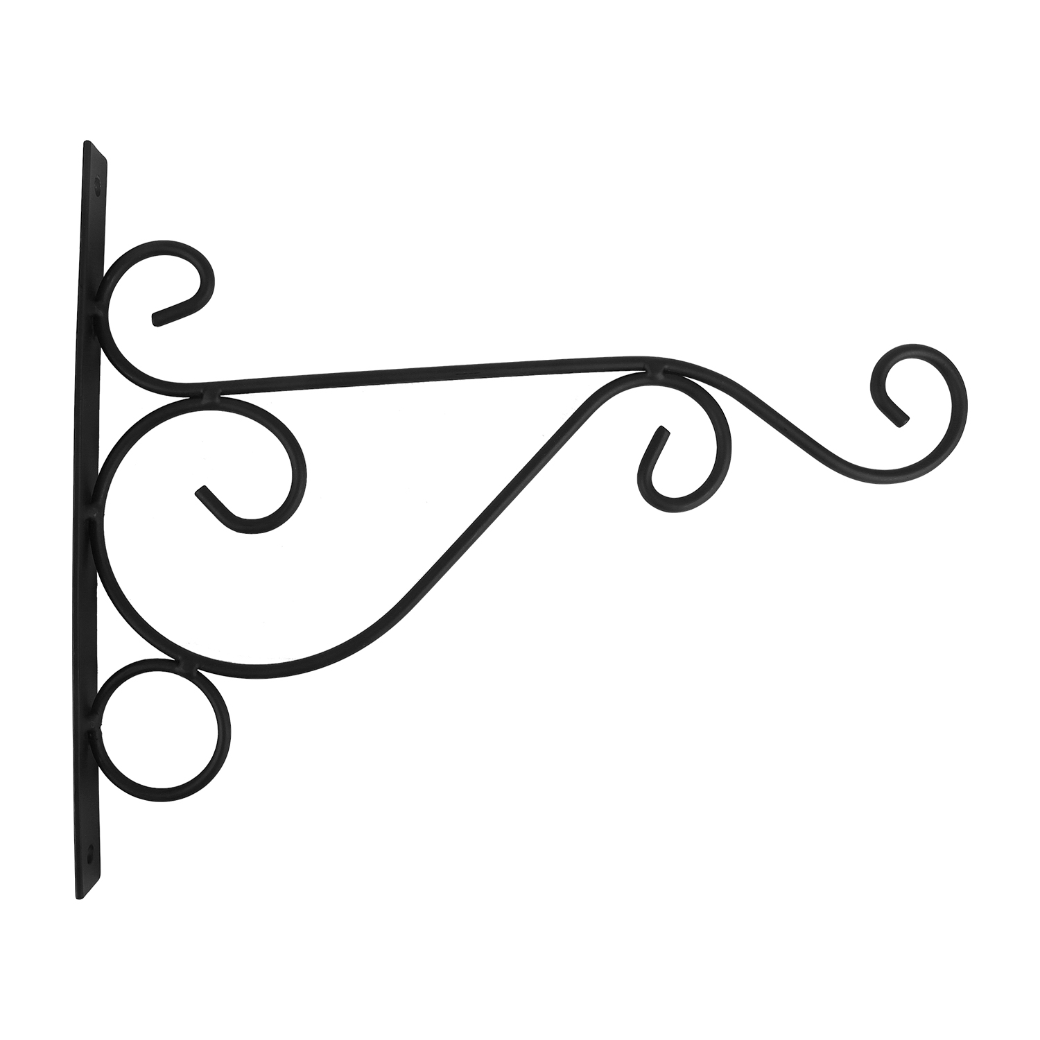 Metall Hängen Pflanzen Halterung Europäischen Stil Zauberstab Pflanzer Haken Blume Topf Eisen Laternen Aufhänger für Garten draussen drinnen Terrasse: schwarz