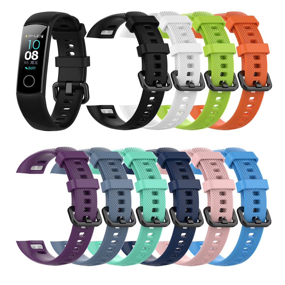 Handgelenk Gurt Für Huawei Honor Band 4 Strap Silikon Armband Armband Für Huawei Ehre Band4 Band 5 Strap Mit Schutzhülle film