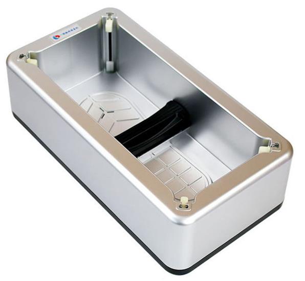 Automatic Shoe Cover Machine Overshoe Dispenser Device Disposable Automatic Shoe Cover Dispenser Shoe Film Machine: Silver