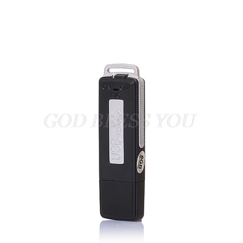 8Gb Oplaadbare Mini Usb Flash Drive Opname Dictaphone 70Hr Digitale Voice Recorder Portable