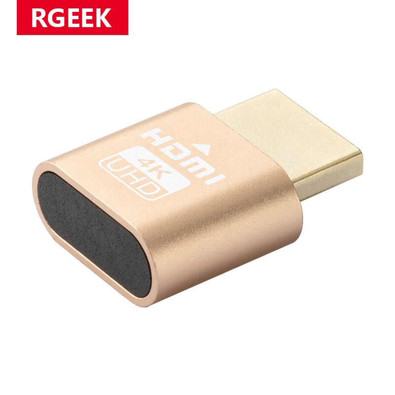 Hdmi virtuell skjerm 4k hdmi ddc edid dummy plug edid display cheat virtuell plugg hdmi dummy emulator adapter for bitcoin mining