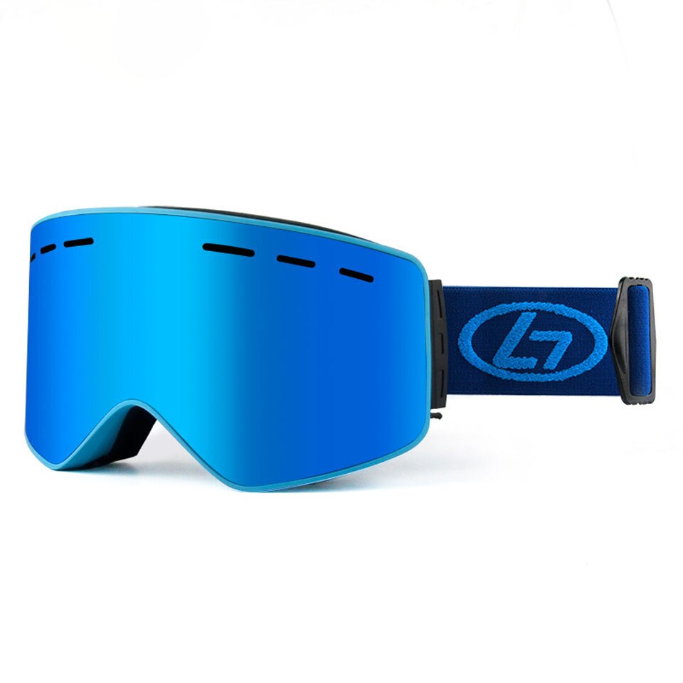 Gobygo Skiën Goggles Anti-Fog Sneeuw Bescherming Over Eyewear Unisex Double Layer Skibrillen Met Magnetische Snowboard Bril