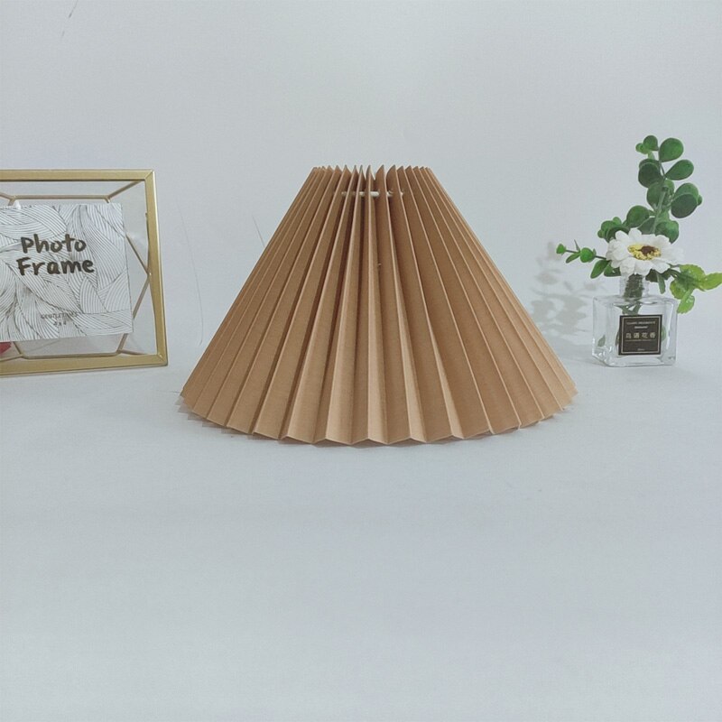 Japanese Yamato Style Table Lampshade Vintage Cloth Lamp Shades For Table Lamps Bedroom Study Tatami Pleated Lampshades: 6