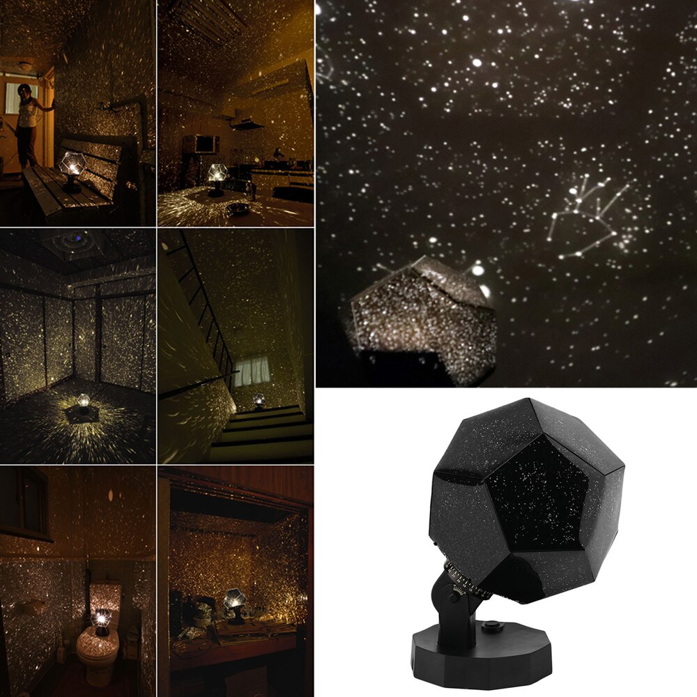 Småbørn børn legetøj diy led star projektor lampe legetøj led star master nattelys himmel projektion kosmos nat lampe jul