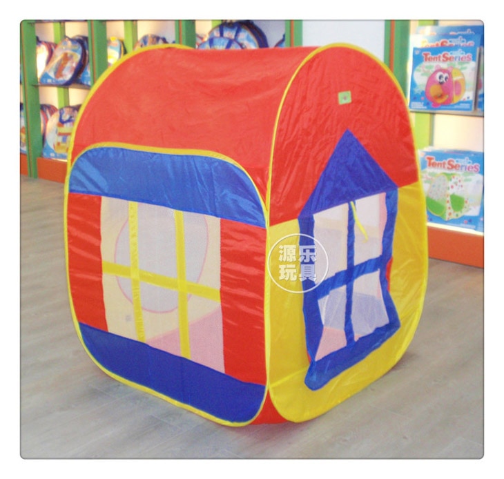 Ultralarge Kids Play Tent Vouwen Playhouse met 2 deuren Kinderen Waterdichte Outdoor Indoor Spelen Speelgoed Huis