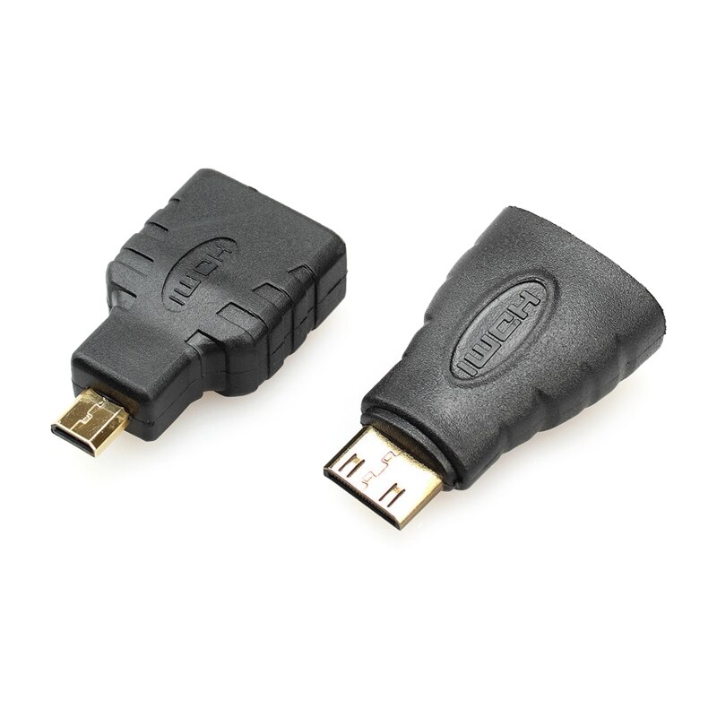 Micro Mini HDMI-compatible to HDMI-compatible Cable Male to Male 3in1 Cord 150cm for Camera Monitor Projector