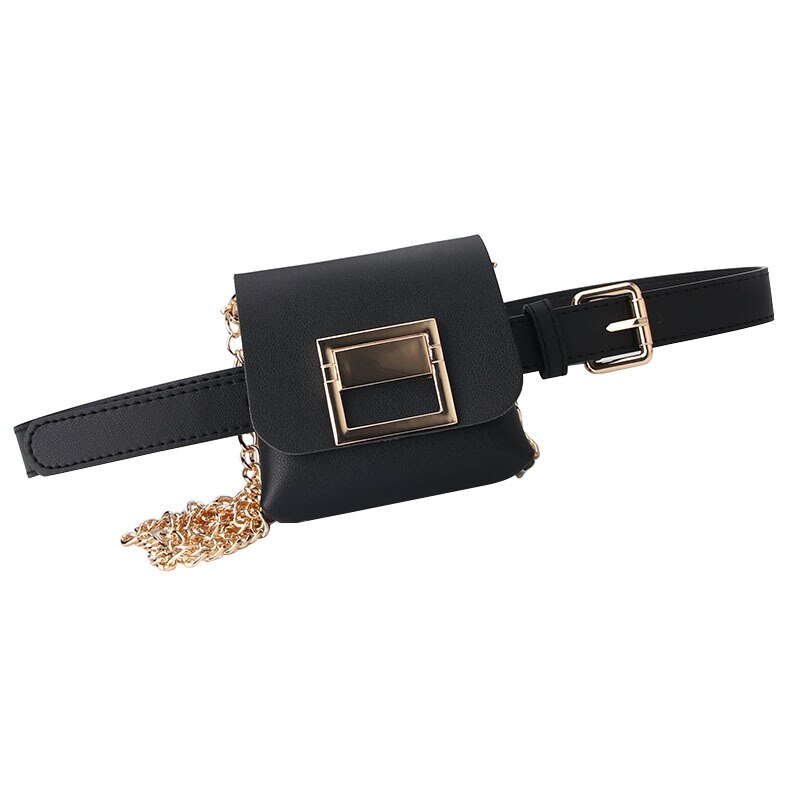 Heuptasjes vintage heuptasjes telefoontasje heuptasje van pu-leer vintage dames heuptas schoudertas met ketting
