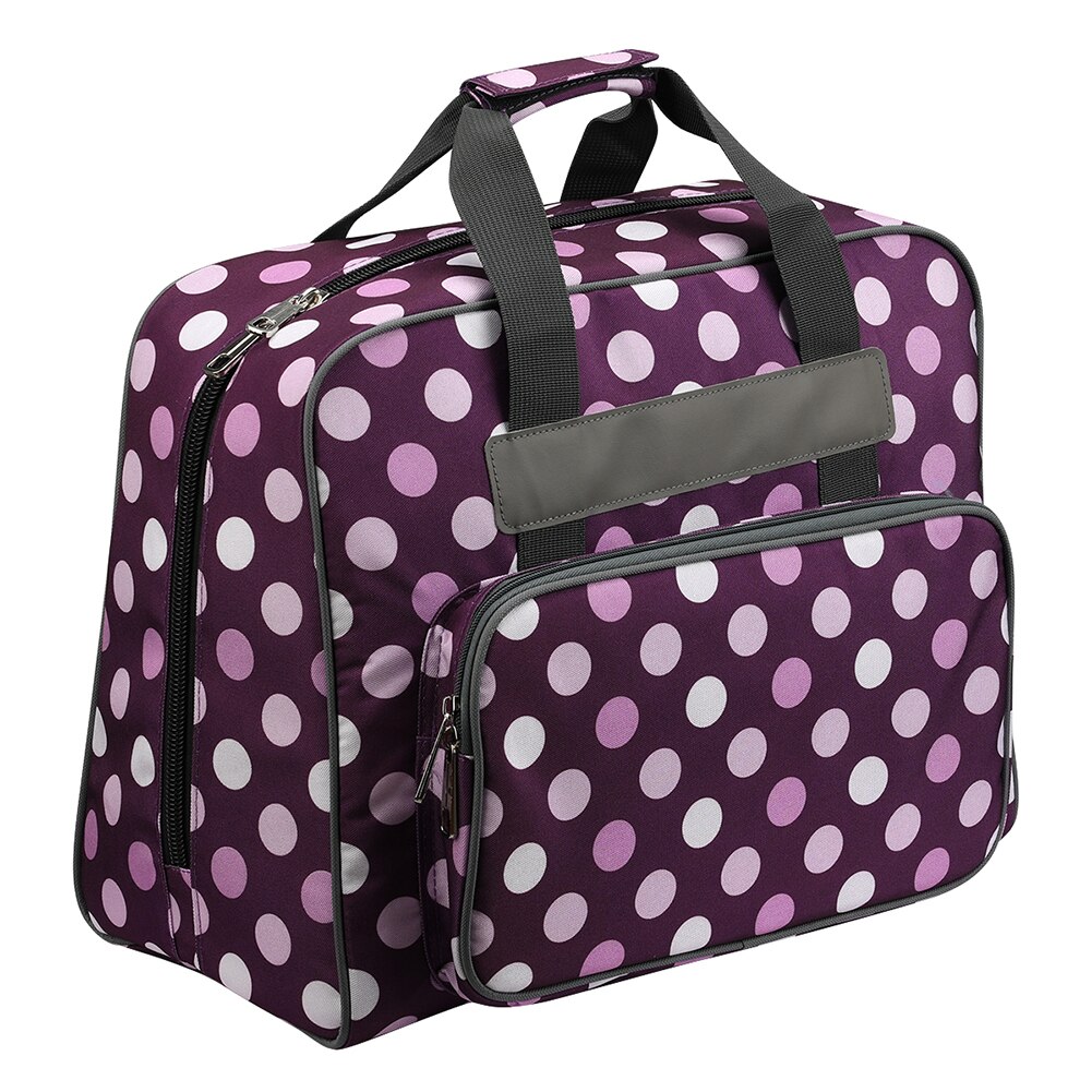 Practical Sewing Machine Handbag Crochet Kits Travel Carrying Case Tote Bag Oxford Cloth Large Capacity Crochet Kit Storage Bag
